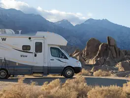 RV in Alabama Hills in Bishop Field Office