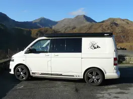 Ollie the VW T5 Camper van in Snowdonia